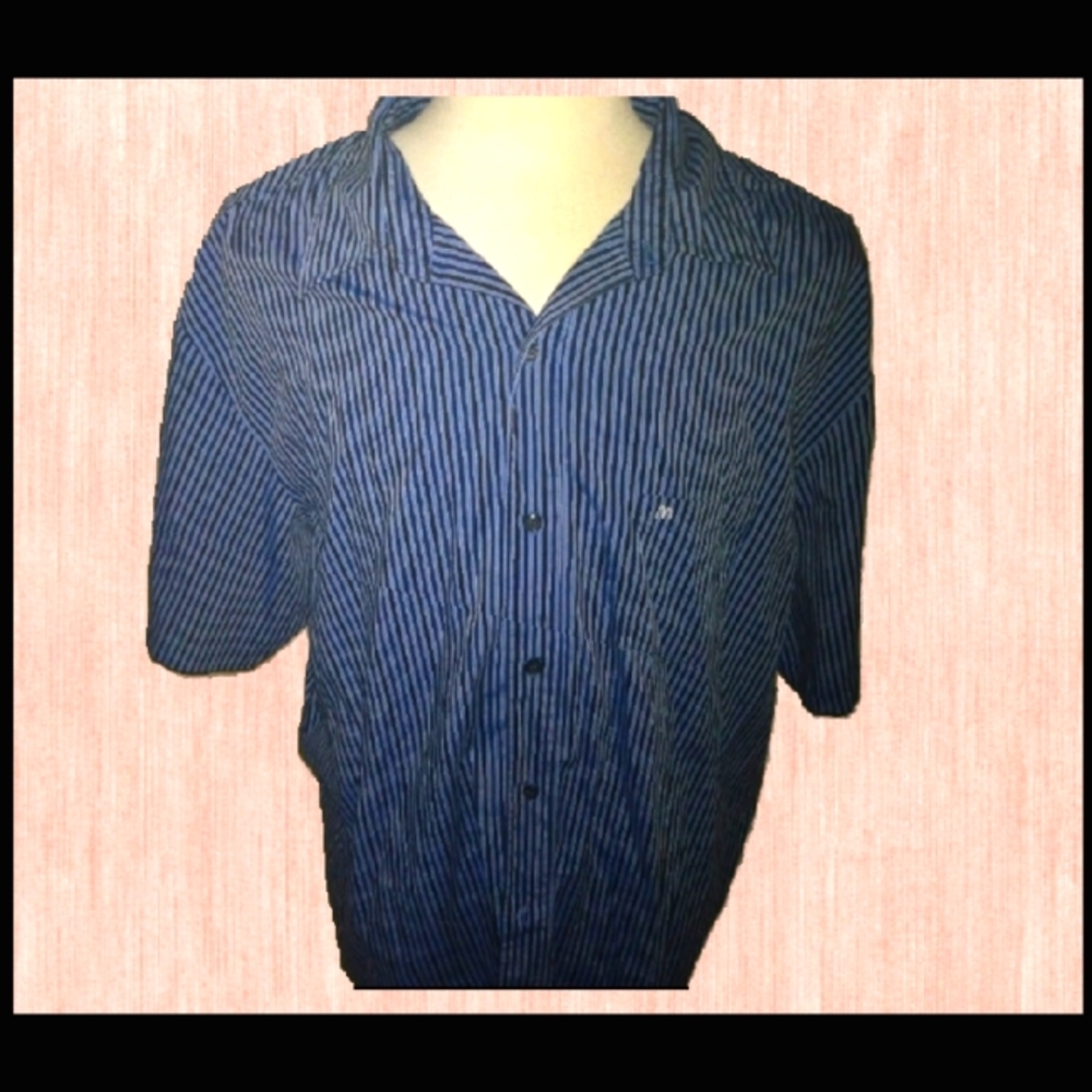 Men's Size 19 Pinstripe Shirt